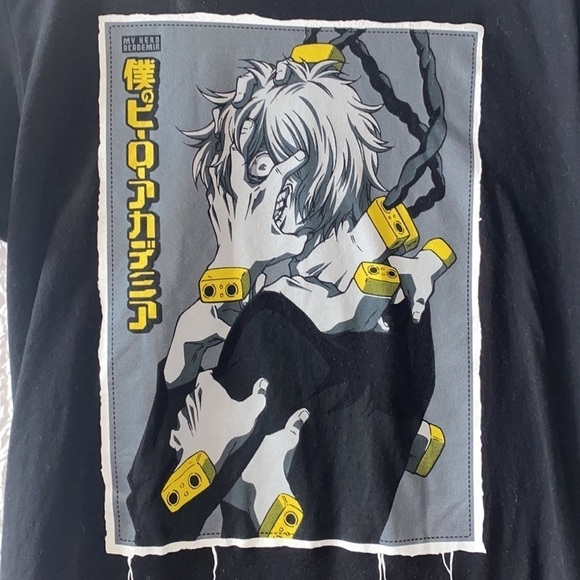 My Hero Academia Mens T-Shirt - Framed Profile Tomura Shigaki Graphic Image - Picture 5 of 7